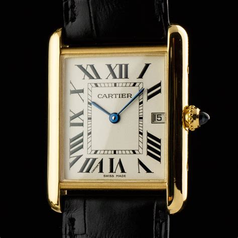 montre tank louis cartier homme|cartier military tank watch.